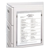Magnetic Shop Ticket Holders, Super Heavyweight, 15 Sheets, 8 1-2 X 11, 15-bx