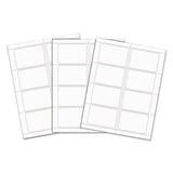 Laser Printer Name Badges, 3 3-8 X 2 1-3, White, 200-box