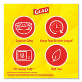 Clingwrap Plastic Wrap, 200 Square Foot Roll, Clear