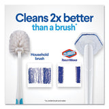 Toilet Wand Disposable Toilet Cleaning Kit: Handle, Caddy And Refills, 6-carton