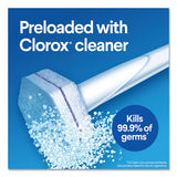 Toilet Wand Disposable Toilet Cleaning Kit: Handle, Caddy And Refills, White