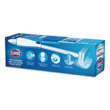 Toilet Wand Disposable Toilet Cleaning Kit: Handle, Caddy And Refills, White