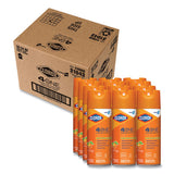 4-in-one Disinfectant And Sanitizer, Citrus, 14 Oz Aerosol Spray, 12-carton