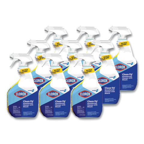 Clean-up Disinfectant Cleaner With Bleach, 32 Oz Smart Tube Spray, 9-carton