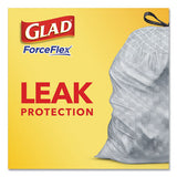 Tall Kitchen Drawstring Trash Bags, 13 Gal, 0.72 Mil, 23.75" X 24.88", White, 240-carton