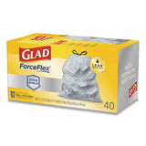 Tall Kitchen Drawstring Trash Bags, 13 Gal, 0.72 Mil, 23.75" X 24.88", White, 240-carton
