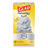 Tall Kitchen Drawstring Trash Bags, 13 Gal, 0.72 Mil, 23.75" X 24.88", White, 240-carton