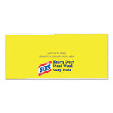 Steel Wool Soap Pad, 15 Pads-box, 12 Boxes-carton