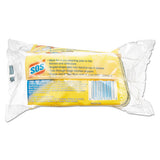 Heavy Duty Scrubber Sponge, 2.5 X 4.5, 0.9" Thick, Yellow-green, 3-pack, 24 Packs-carton