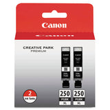 6432b004 (pgi-250xl) Chromalife100+ High-yield Ink, 500 Page-yield, Black, 2-pack
