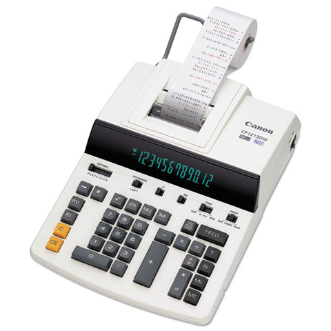 Cp1213diii 12-digit Heavy-duty Commercial Desktop Printing Calculator, 4.8 L-sec
