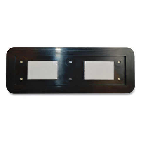 Brushed Metal Office Sign, No Soliciting, 9 X 3, Silver-red