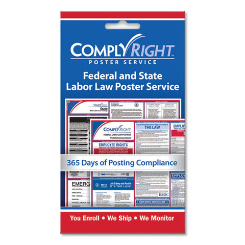 Labor Law Poster Service, "state-federal Labor Law", 4w X 7h