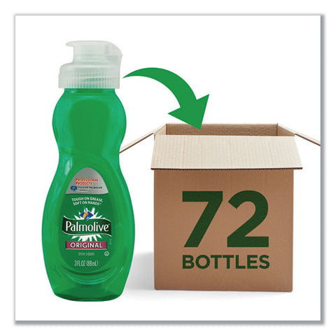 Dishwashing Liquid, Original Scent, 3 Oz Bottle, 72-carton