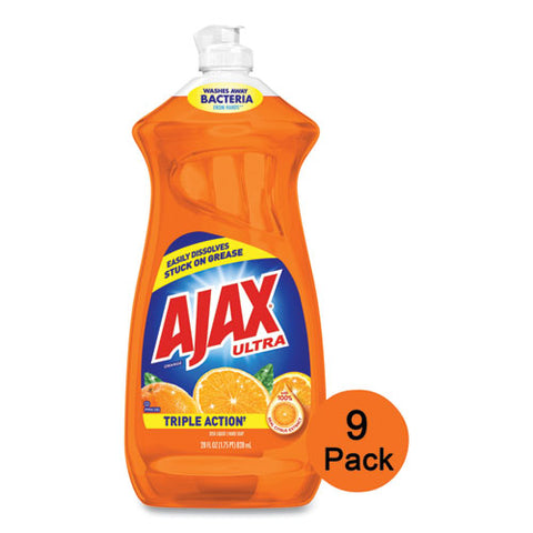 Dish Detergent, Liquid, Orange Scent, 28 Oz Bottle, 9-carton
