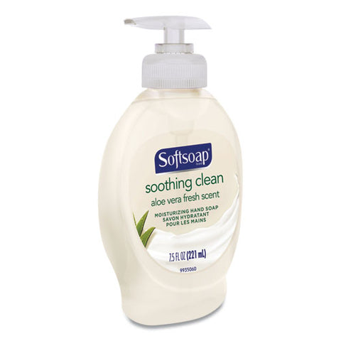Liquid Hand Soap Pump With Aloe, Clean Fresh 7.5 Oz Bottle