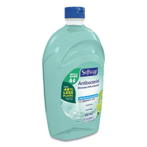 Antibacterial Liquid Hand Soap Refills, Fresh, Green, 50 Oz