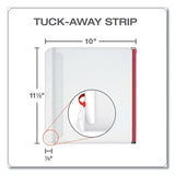 Expanding Zipper Binder Pocket, 11 X 8.5, Assorted Colors, 5-pack