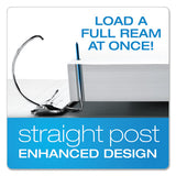 Expressload Clearvue Locking D-ring Binder, 3 Rings, 4" Capacity, 11 X 8.5, White