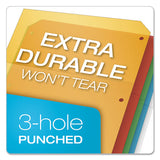 Poly Ring Binder Pockets, 11 X 8 1-2, Assorted Colors, 5-pack