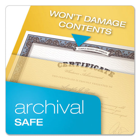 Poly Ring Binder Pockets, 11 X 8 1-2, Assorted Colors, 5-pack