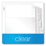 Poly Ring Binder Pockets, 11 X 8.5, Clear, 5-pack