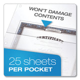 Poly Ring Binder Pockets, 11 X 8.5, Clear, 5-pack