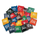 Alphabet Bean Bag Set, Vinyl, Assorted Colors, 26-set