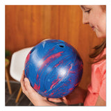 Bowling Set, Plastic-rubber, White, 1 Ball-10 Pins-set