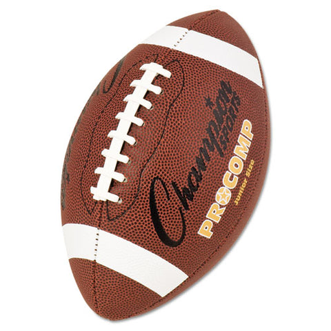 Pro Composite Football, Junior Size, 20.75", Brown