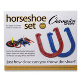 Indoor-outdoor Rubber Horseshoe Set