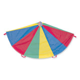 Nylon Multicolor Parachute, 24-ft. Diameter, 20 Handles
