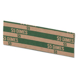 Flat Coin Wrappers, Dimes, $5, 1000 Wrappers-box