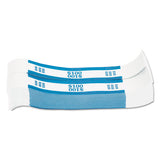 Currency Straps, Blue, $100 In Dollar Bills, 1000 Bands-pack