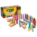 Ultimate Sidewalk Chalk, 4", 60 Assorted Colors, 64-set