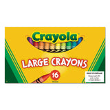 Large Crayons, 16 Colors-box