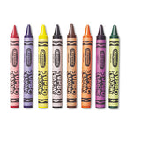 So Big Crayons, Large Size, 5 X 9-16, 8 Assorted Color Box