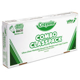 Classpack Crayons W-markers, 8 Colors, 128 Each Crayons-markers, 256-box