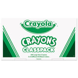 Classpack Large Size Crayons, 50 Each Of 8 Colors, 400-box