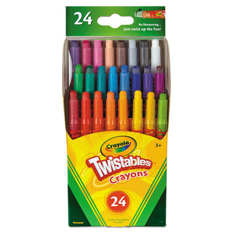 Twistables Mini Crayons, 24 Colors-pack