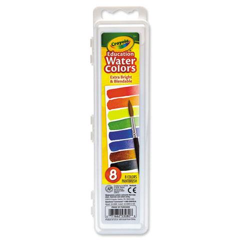 Watercolors, 8 Assorted Colors