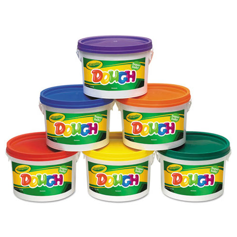 Modeling Dough Bucket, 3 Lbs, Assorted, 6 Buckets-set