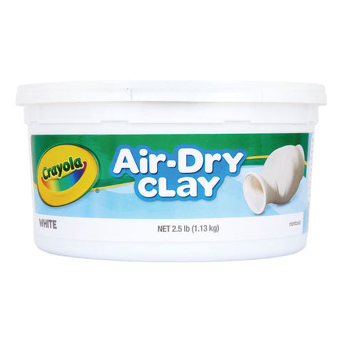 Air-dry Clay, White, 2 1-2 Lbs