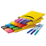 Ultra-clean Washable Markers, Fine Bullet Tip, Classic Colors, 40-set