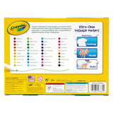 Ultra-clean Washable Markers, Fine Bullet Tip, Classic Colors, 40-set