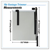 Vantage Guillotine Paper Trimmer-cutter, 15 Sheets, 18" Cut Length