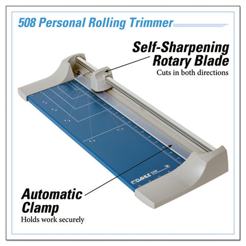 Rolling-rotary Paper Trimmer-cutter, 7 Sheets, 18" Cut Length