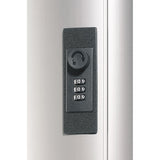 Locking Key Cabinet, 72-key, Brushed Aluminum, 11 3-4 X 4 5-8 X 15 3-4