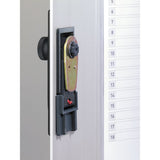 Locking Key Cabinet, 72-key, Brushed Aluminum, 11 3-4 X 4 5-8 X 15 3-4
