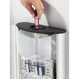 Key Box Plus, 54-key, Brushed Aluminum, Silver, 11 3-4 X 4 5-8 X 15 3-4